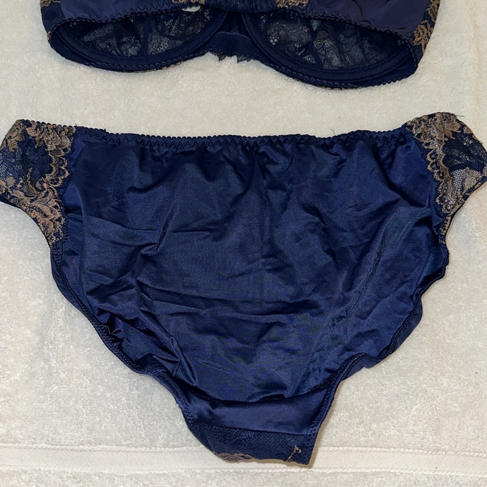 Like New - Prima Donna Neroli Balcony Bra 34F & Large Bottoms - Picture 7 of 8